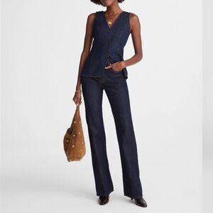 Madewell Dark Indigo Flare Jeans